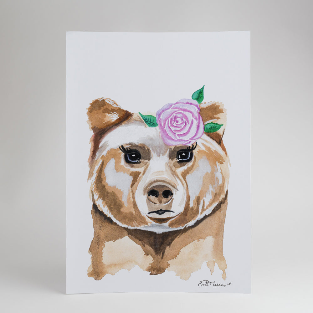 Nursery Wall Art Nursery Decor Baby Bear Print Two Tiny Wonders