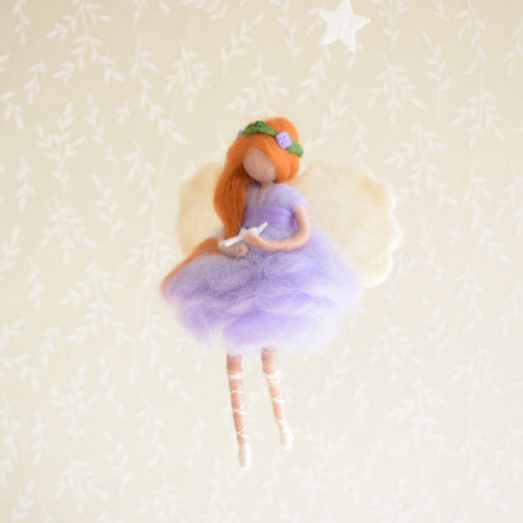 Fairies And Elves Felted Mobile (Blue/Purple)