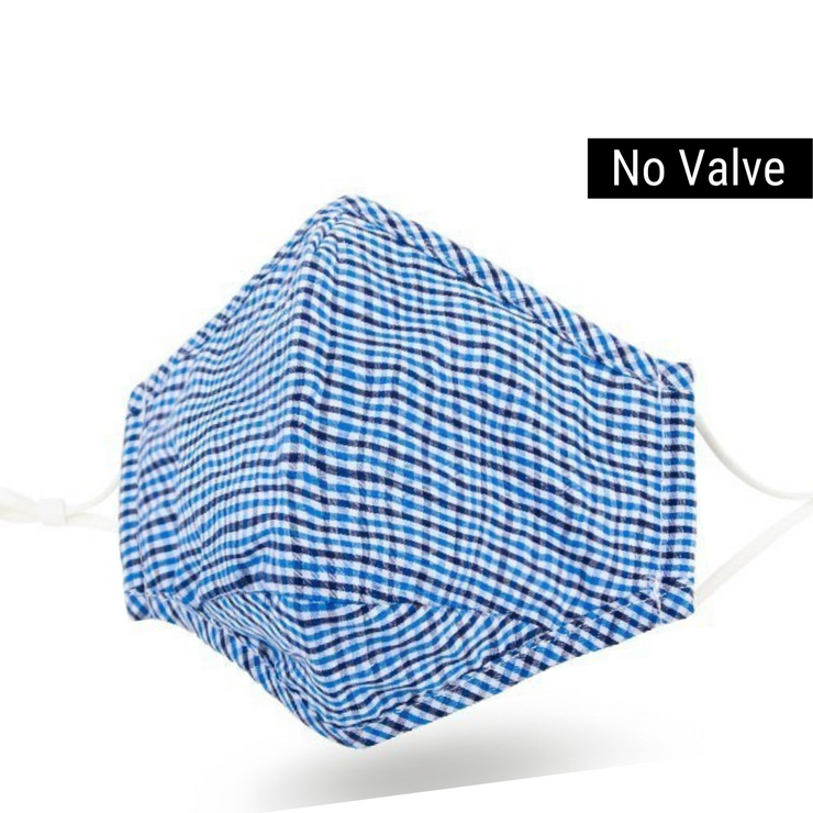 Oxford Blue Gingham | No Valve