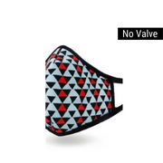 Small Red/Blue Geometric | No Valve