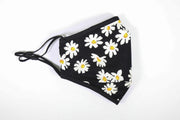 White Daisies on black | No Valve