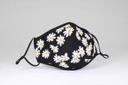 White Daisies on black | No Valve