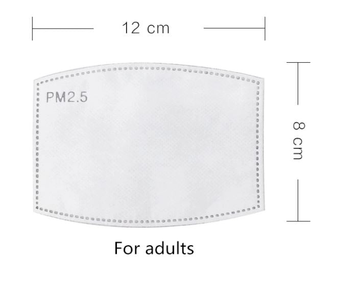 Replacement N95 Filter For Adult Cotton Face Mask