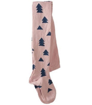 Baby / Toddler Cotton Tights for Autumn / Winter (Trees on dusty pink print)