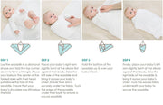 Newborn Baby Muslin / Swaddle / Blanket (Potted Succulents Print)